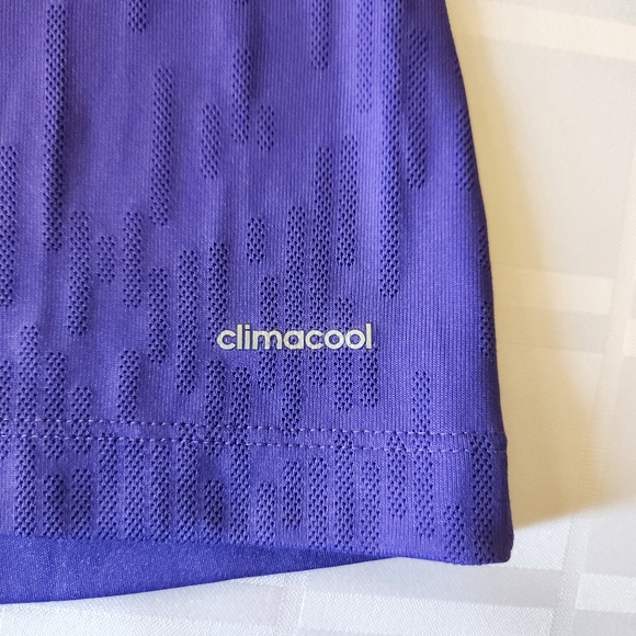 ADIDAS Purple Climacool Dry Fit T-Shirt, Women's XS - Picture 4 of 5